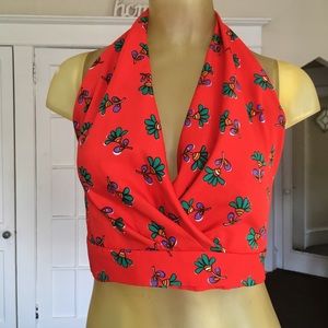 Vintage 70’s wrap crop top